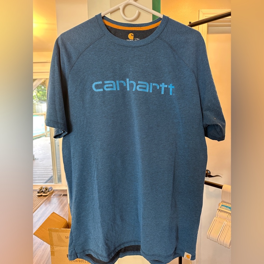 Carhartt Signature loose fit short sleeve t-shirt.  LARGE TALL